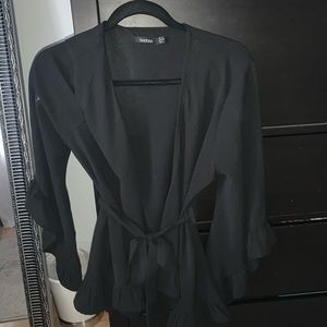Kimono peplum top